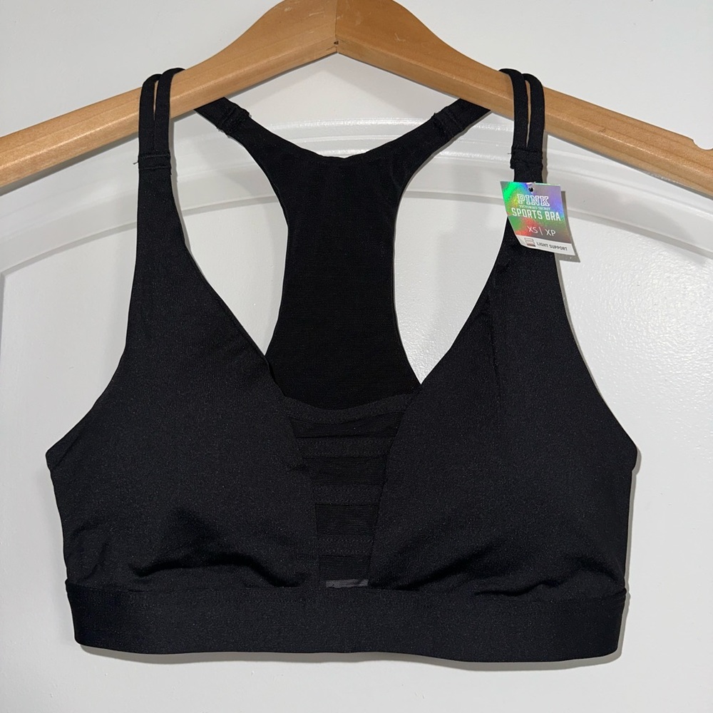Victorias Secret Pink ultimate sports bra- black